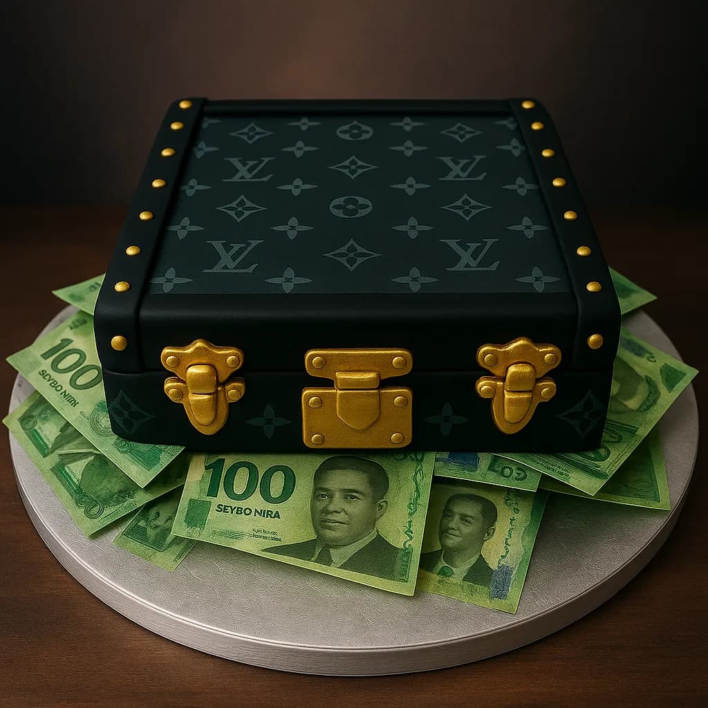 Luxury Briefcase Cake