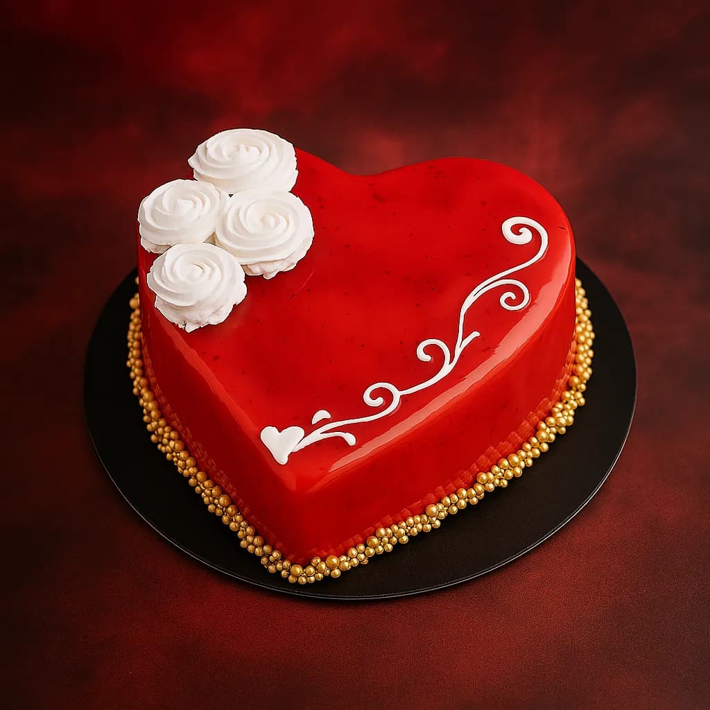 Heart with Strawberry