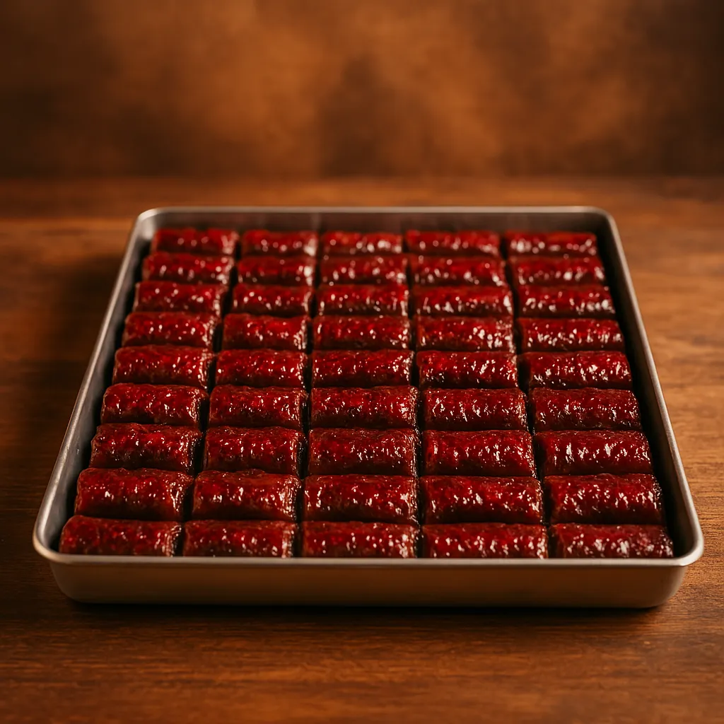 Red Velvet Rolled Baklava