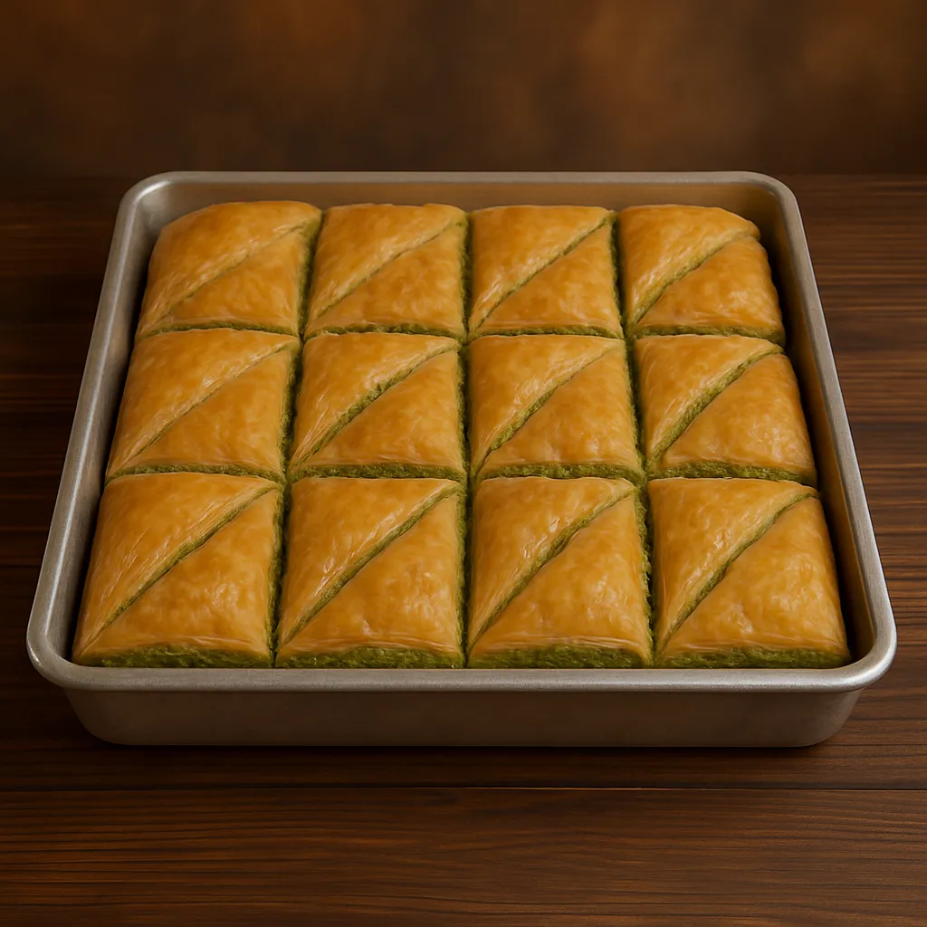 Baklava with pistachios